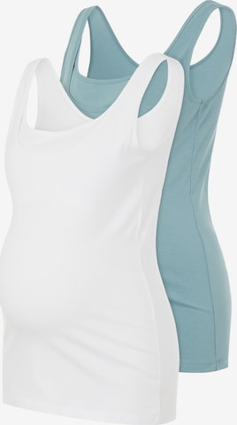 MAMALICIOUS Top 'Kerrie Nell' in Blue: front