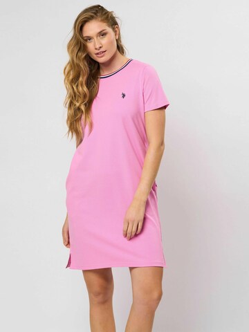 U.S. POLO ASSN. Mekko 'Ebba' värissä vaaleanpunainen: etupuoli