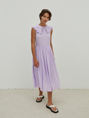 Robe-chemise 'Finley' EDITED en violet : devant