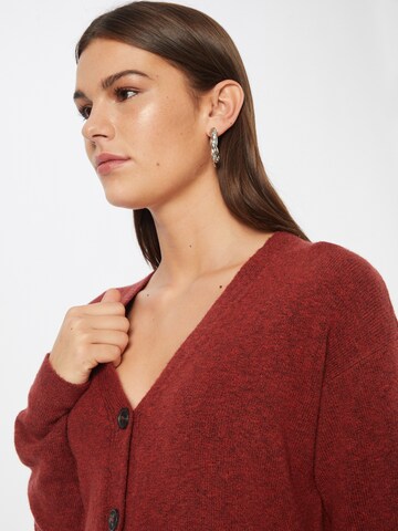 TOM TAILOR Knit Cardigan in Red