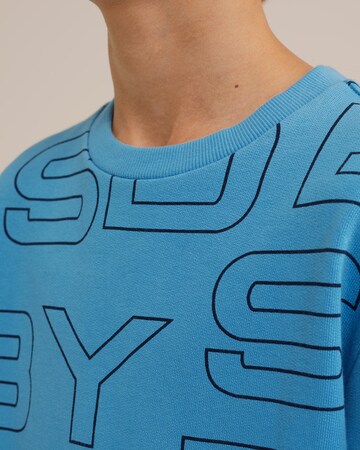 WE Fashion Sweatshirt in Blauw