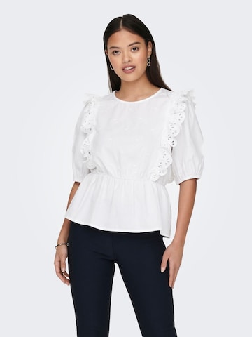 JDY - Blusa 'Lelou' em branco: frente