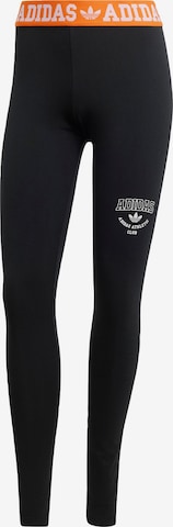 Leggings ADIDAS ORIGINALS en noir : devant