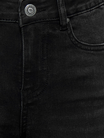 ONLY GIRLS Wide leg Jeans 'KOGJUICY-WAUW' i svart