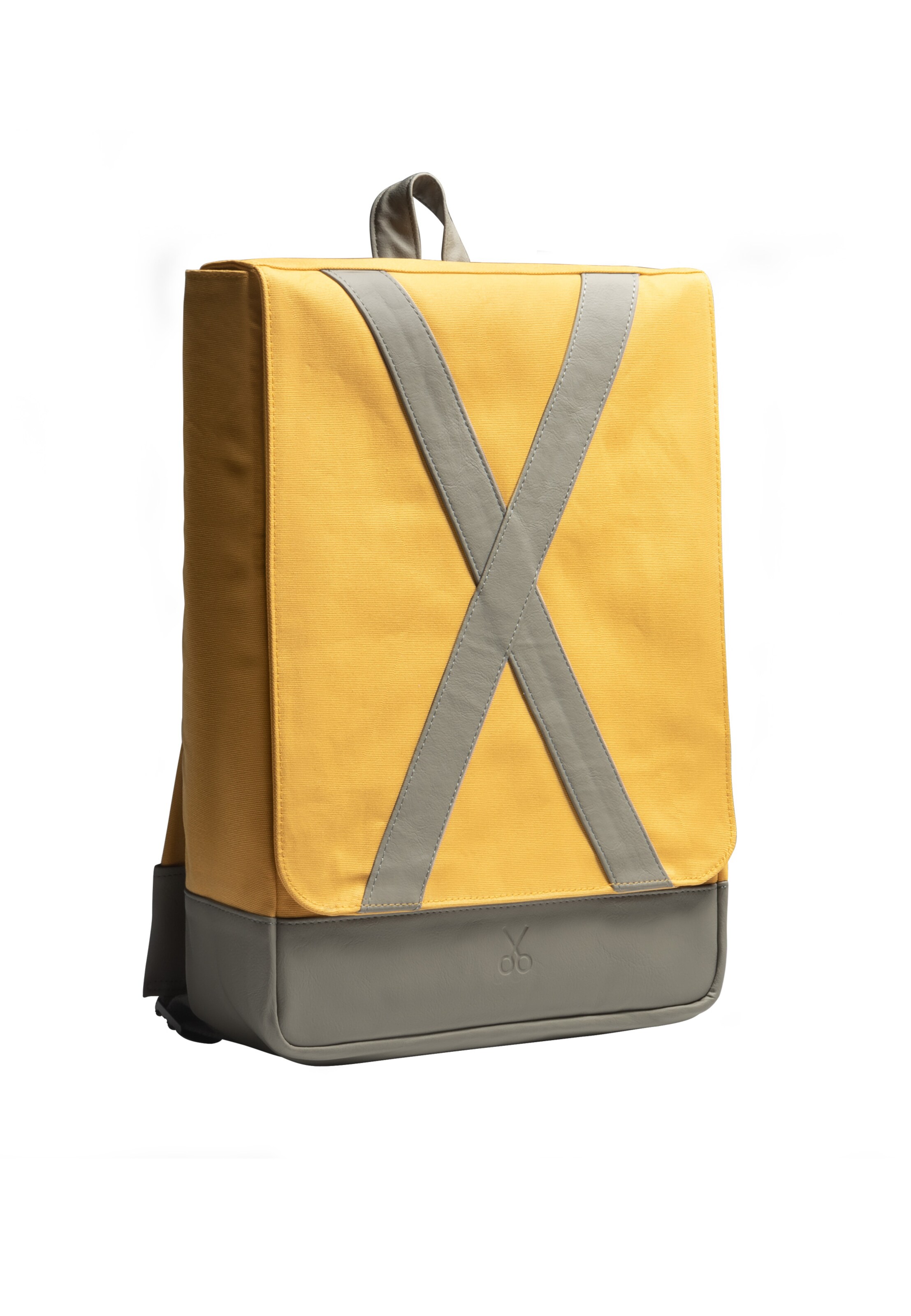 Kaft Rugzak 'Nordhug' in Geel: voorkant