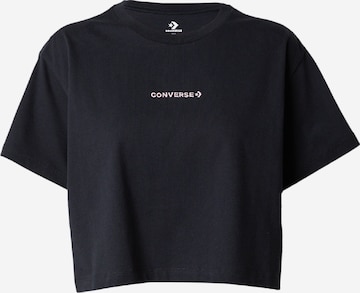 CONVERSE - Camisa em preto: frente