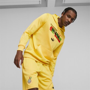 PUMA Athletic Sweatshirt 'Ghana' in Yellow: front