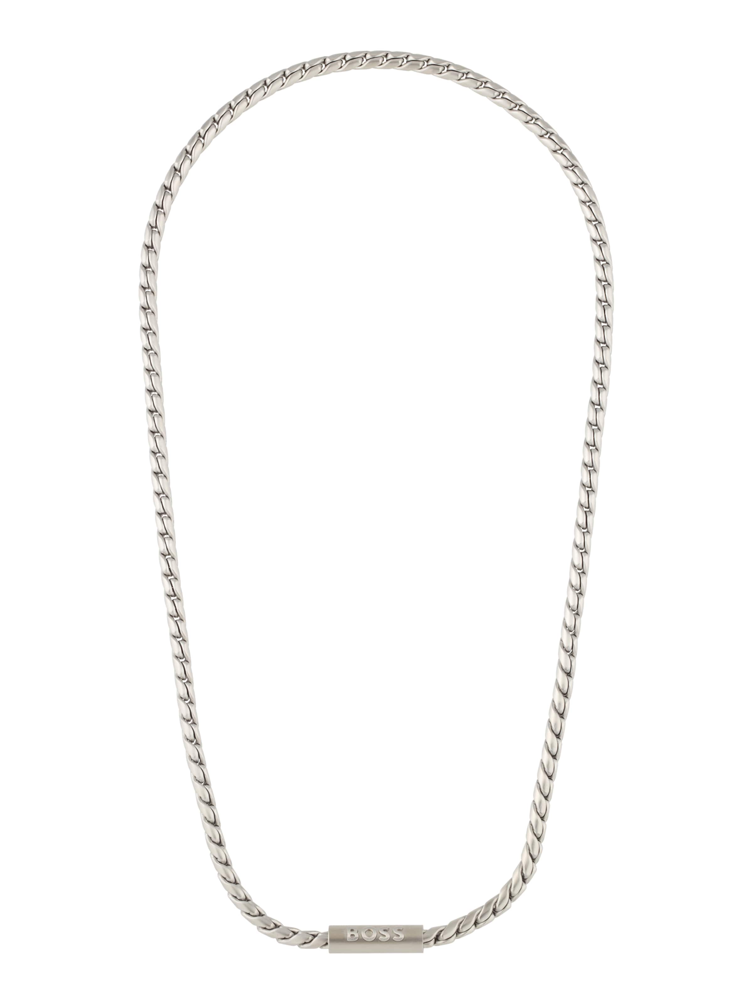 BOSS Necklace 'DORAN' in Silver: front
