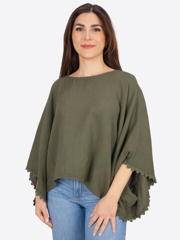 Seasons of April Blouse 'Mathilda' in Green: front