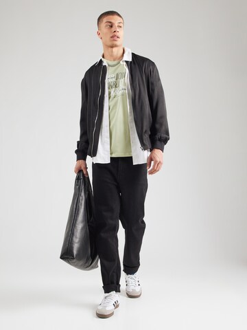 JACK & JONES Футболка 'JJNEWDELVIN' в Зеленый