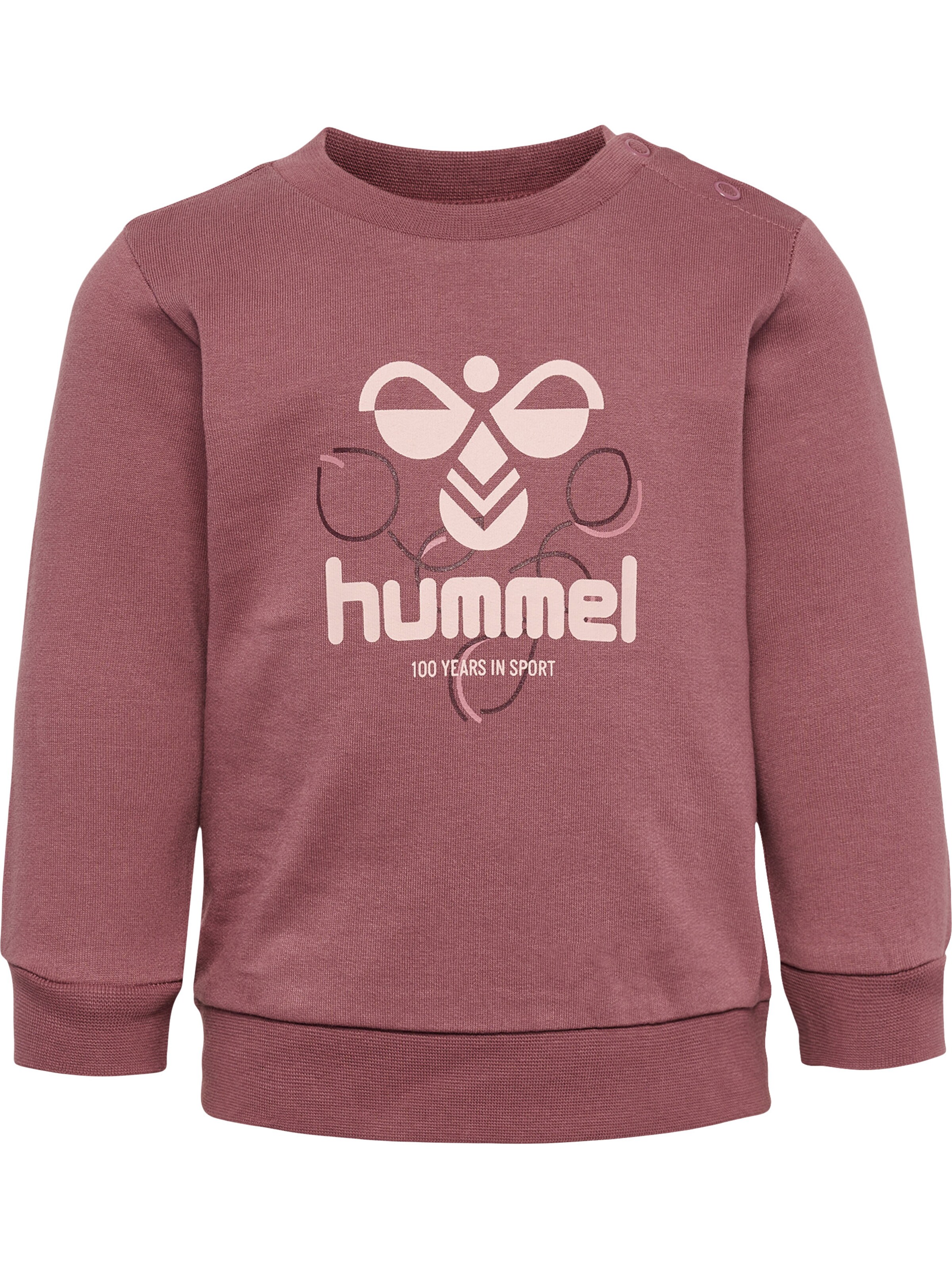 Hummel Sweatshirt 'LIME' i lilla: forside