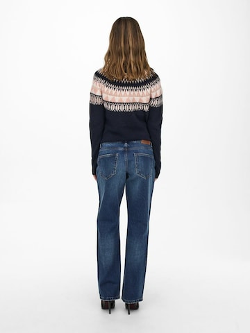 Only Maternity regular Jeans i blå