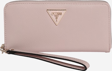 GUESS Wallet 'Laurel' in Pink: front
