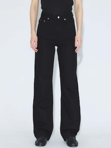Dr. Denim Regular Jeans 'Echo High Straight' in Black