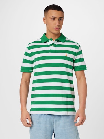 T-Shirt Polo Ralph Lauren en vert : devant