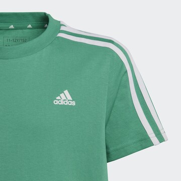ADIDAS SPORTSWEAR Functioneel shirt 'Essentials 3-Stripes' in Groen