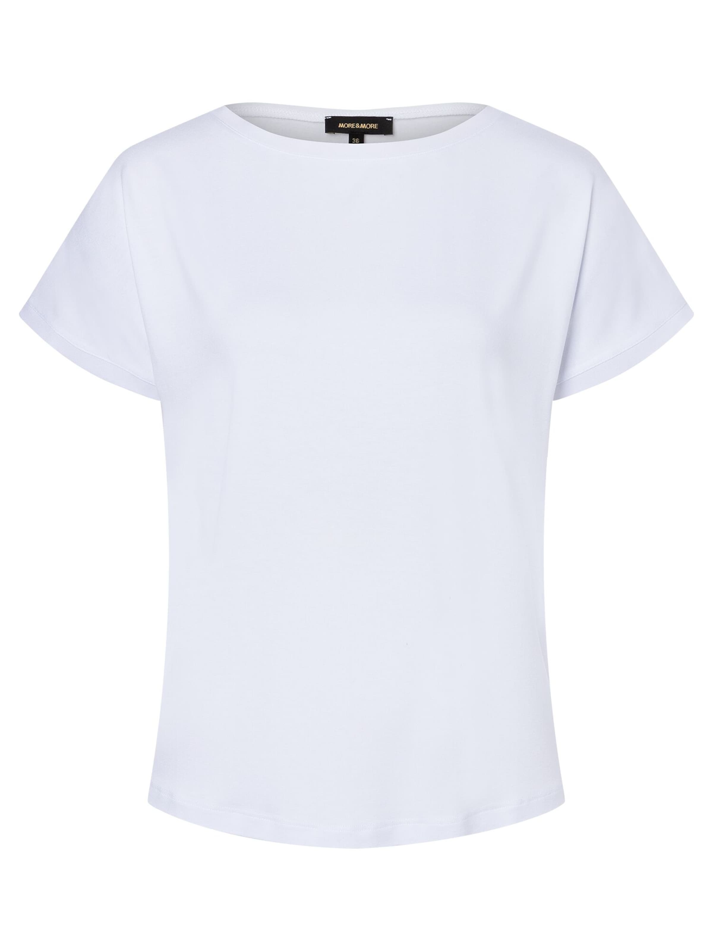 MORE & MORE Shirt in White: front