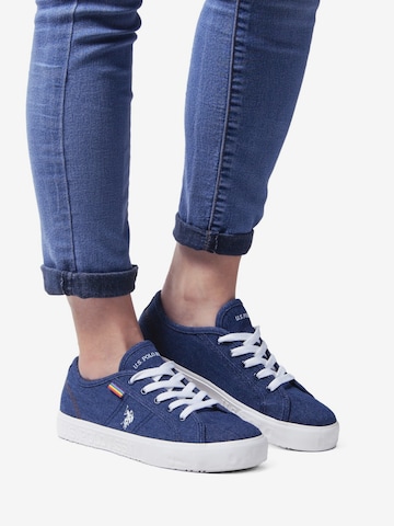 U.S. POLO ASSN. Sneakers 'Mare' in Blue: front