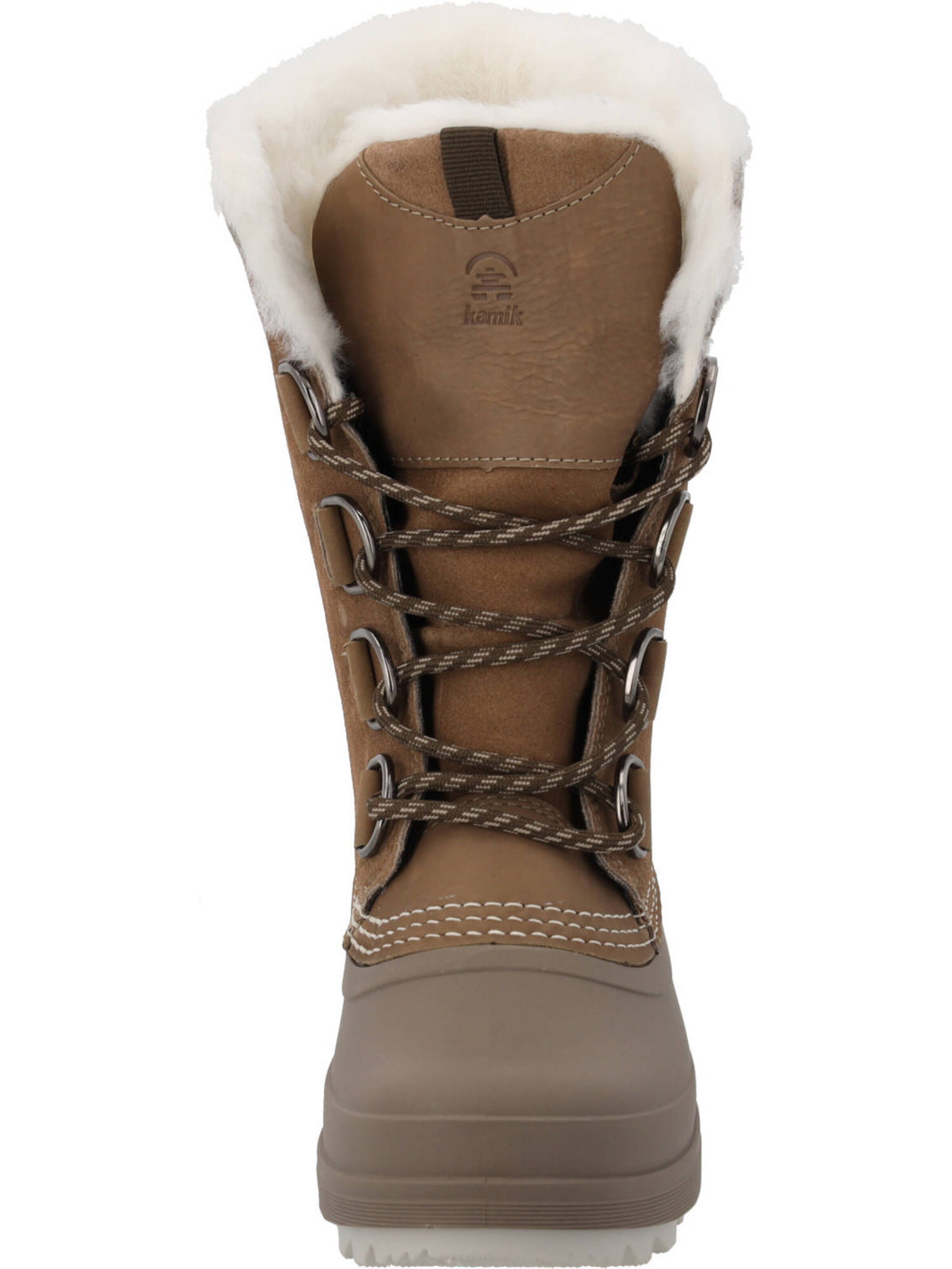 Kamik Schnürstiefel 'WK2429C-FOS LAUREN' in Braun