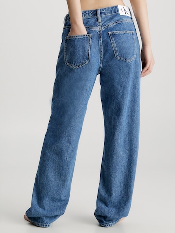 Calvin Klein Jeans Wide leg Jeans in Blauw