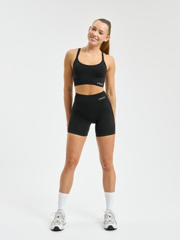 Vimor Skinny Leggings 'Joy Scrunch Shorts' in Black: front