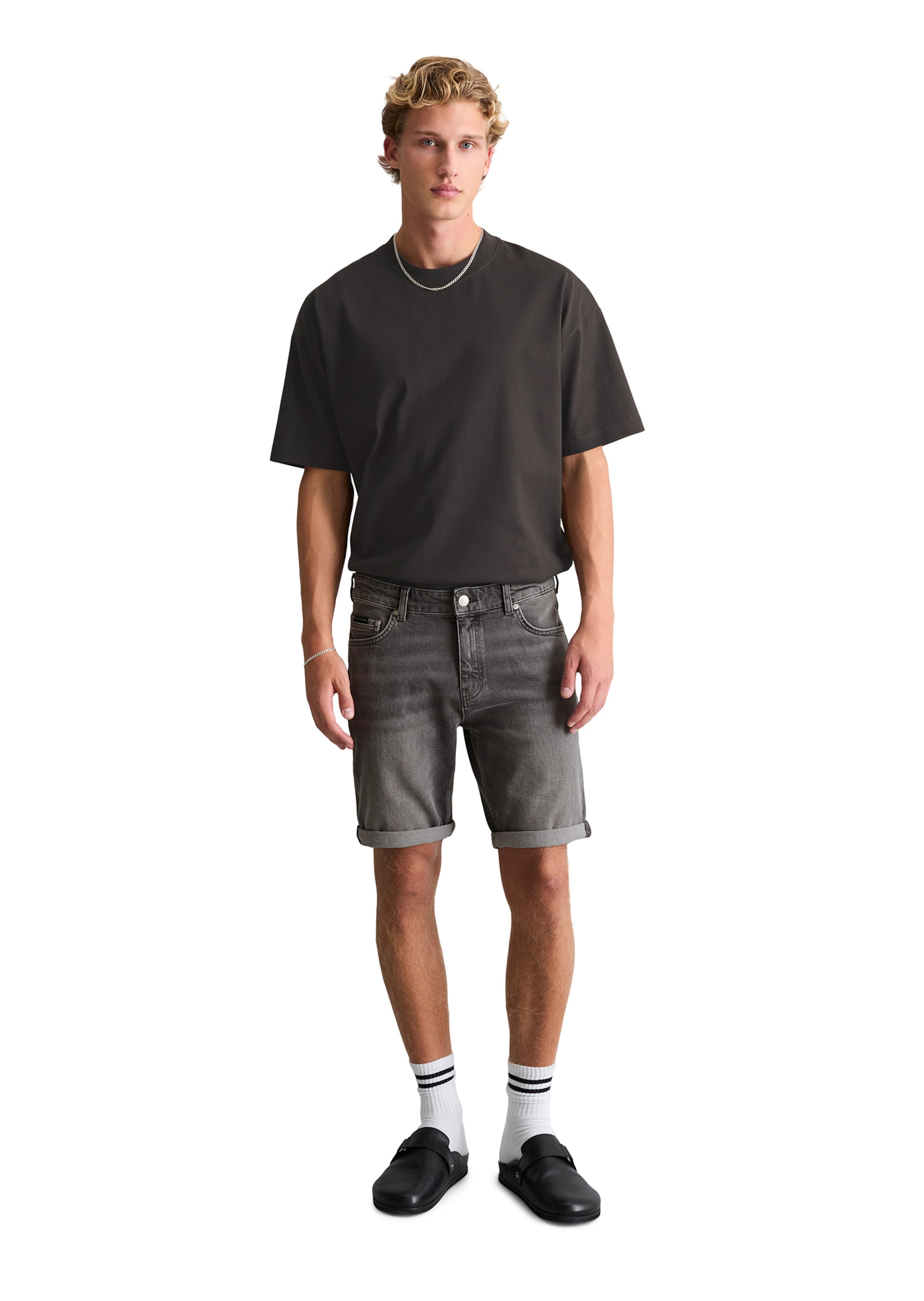 Marc O'Polo DENIM Regular Jeans 'Mats' in Grey: front