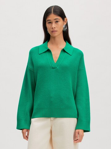 Pull-over 'Taria' EDITED en vert : devant