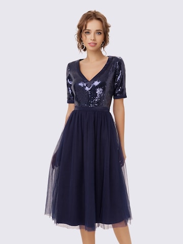 Abito da sera di Anushka in blu: frontale