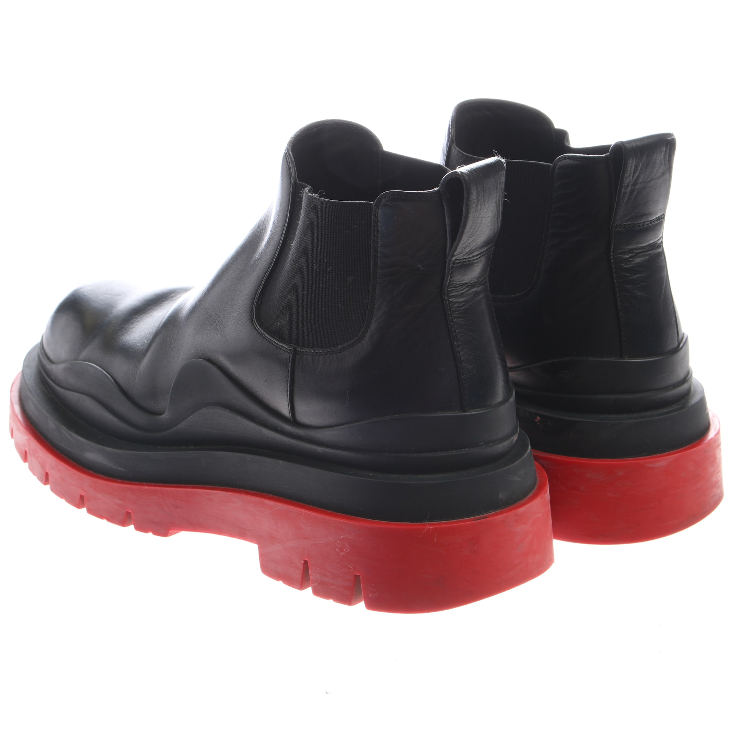 Bottega Veneta Anke & Mid-Calf Boots in 42 in Red