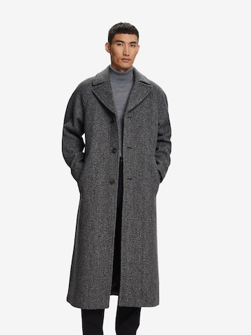 ESPRIT Between-Seasons Coat in Black: front