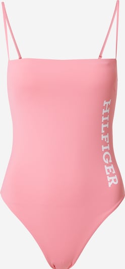 Tommy Hilfiger Underwear Maillot de bain en rose clair / blanc, Vue avec produit