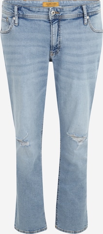 Jack & Jones Plus Regular Jeans 'GLENN' in Blau: predná strana