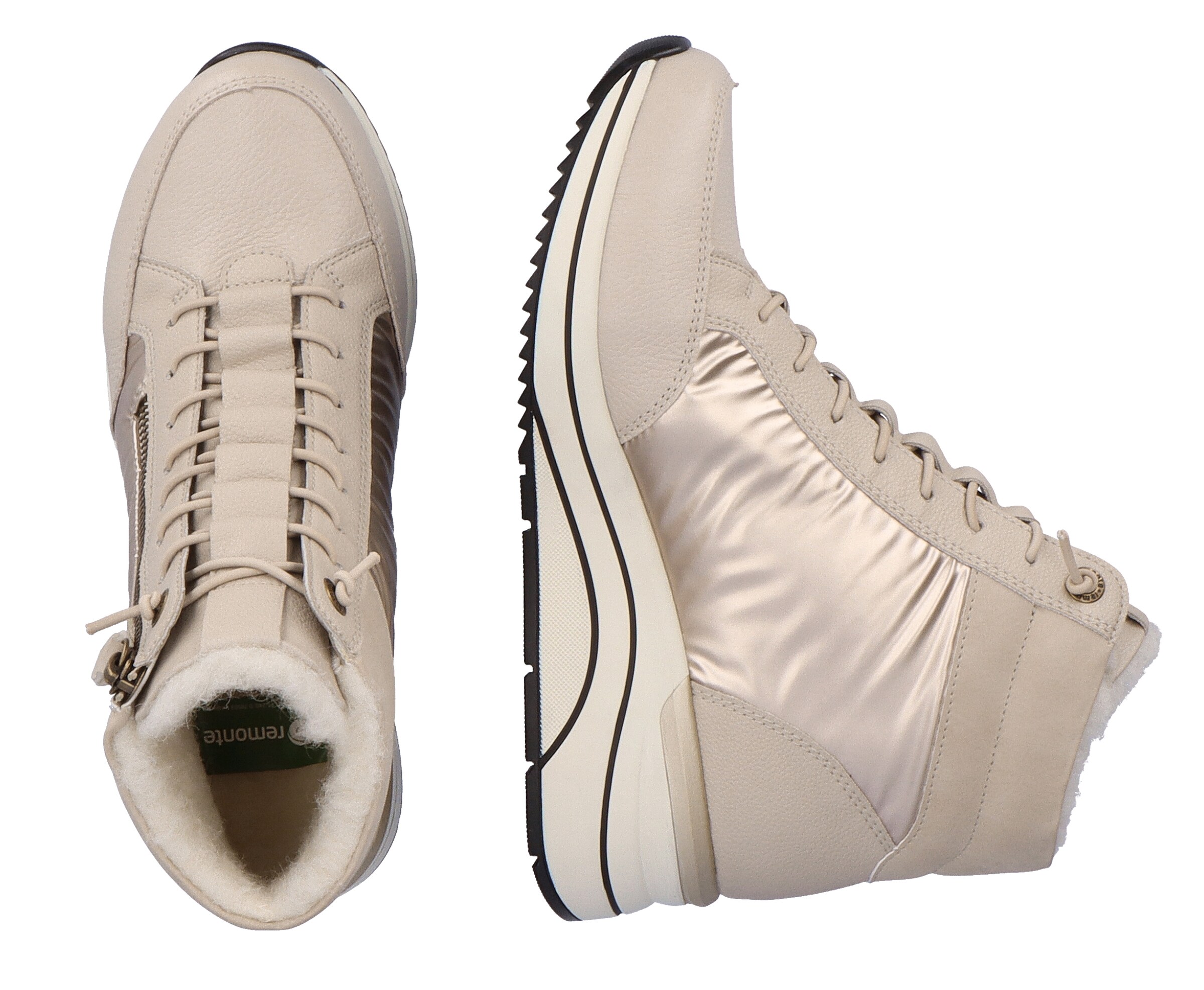 REMONTE Veterlaarsjes in Beige