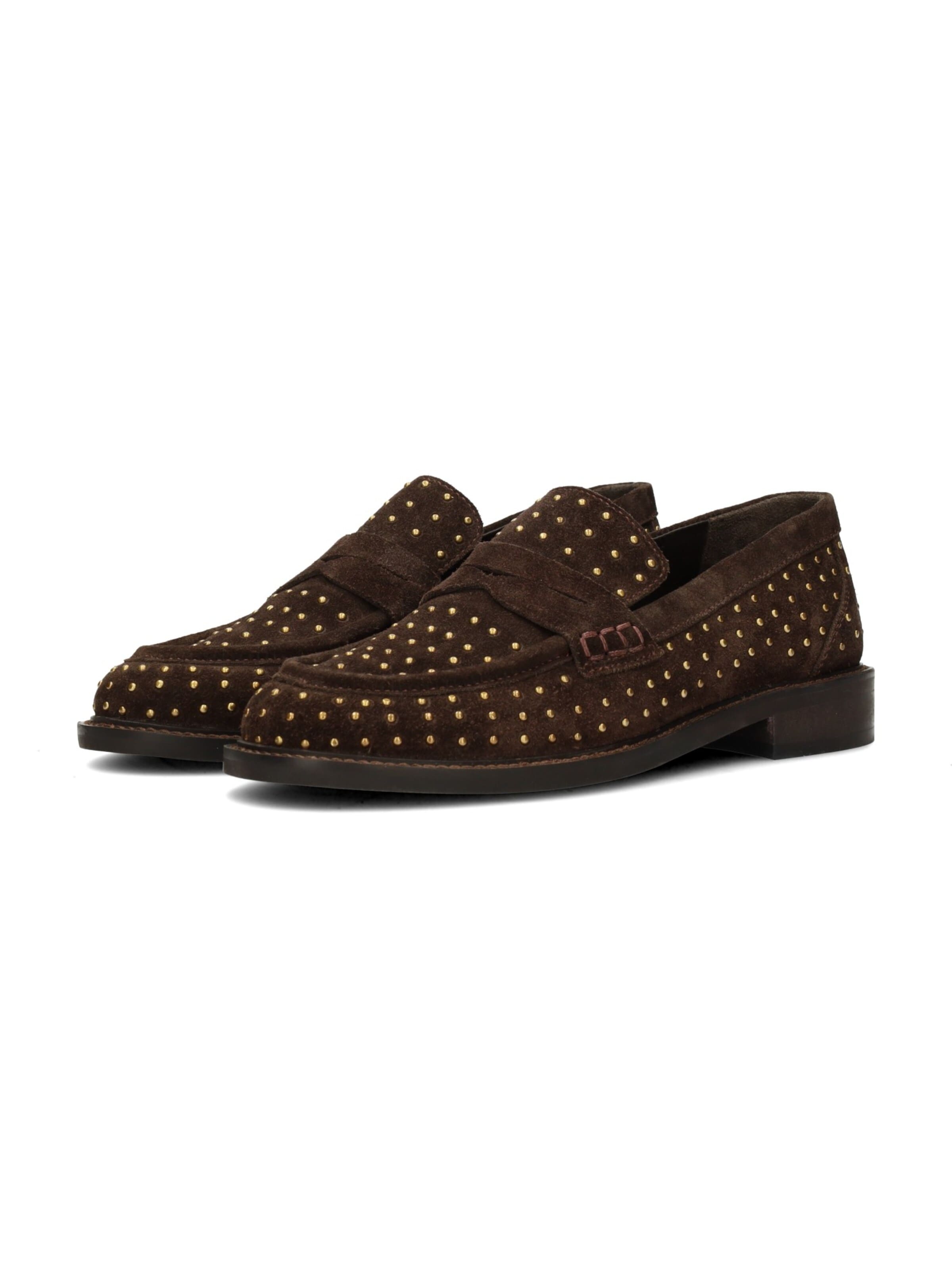 Poelman Mocassins 'Poelman Tika Damen Loafer' in Bruin