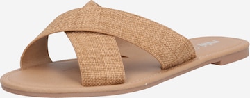 rubi Mules 'Everyday Scarlett Xover' in Beige: front