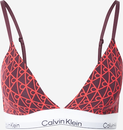 Liemenėlė iš Calvin Klein Underwear, spalva – uogų spalva / šviesiai raudona / balta, Prekių apžvalga