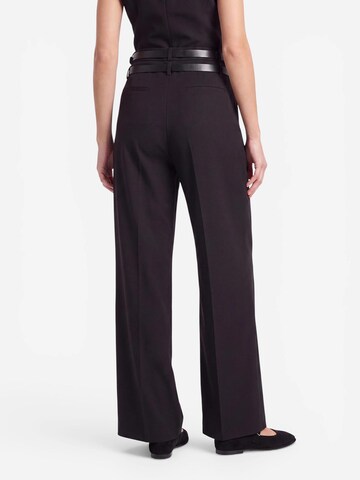 millane Wide leg Παντελόνι πλισέ σε μαύρο