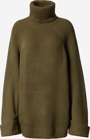 NA-KD Oversized sweater in Green: front