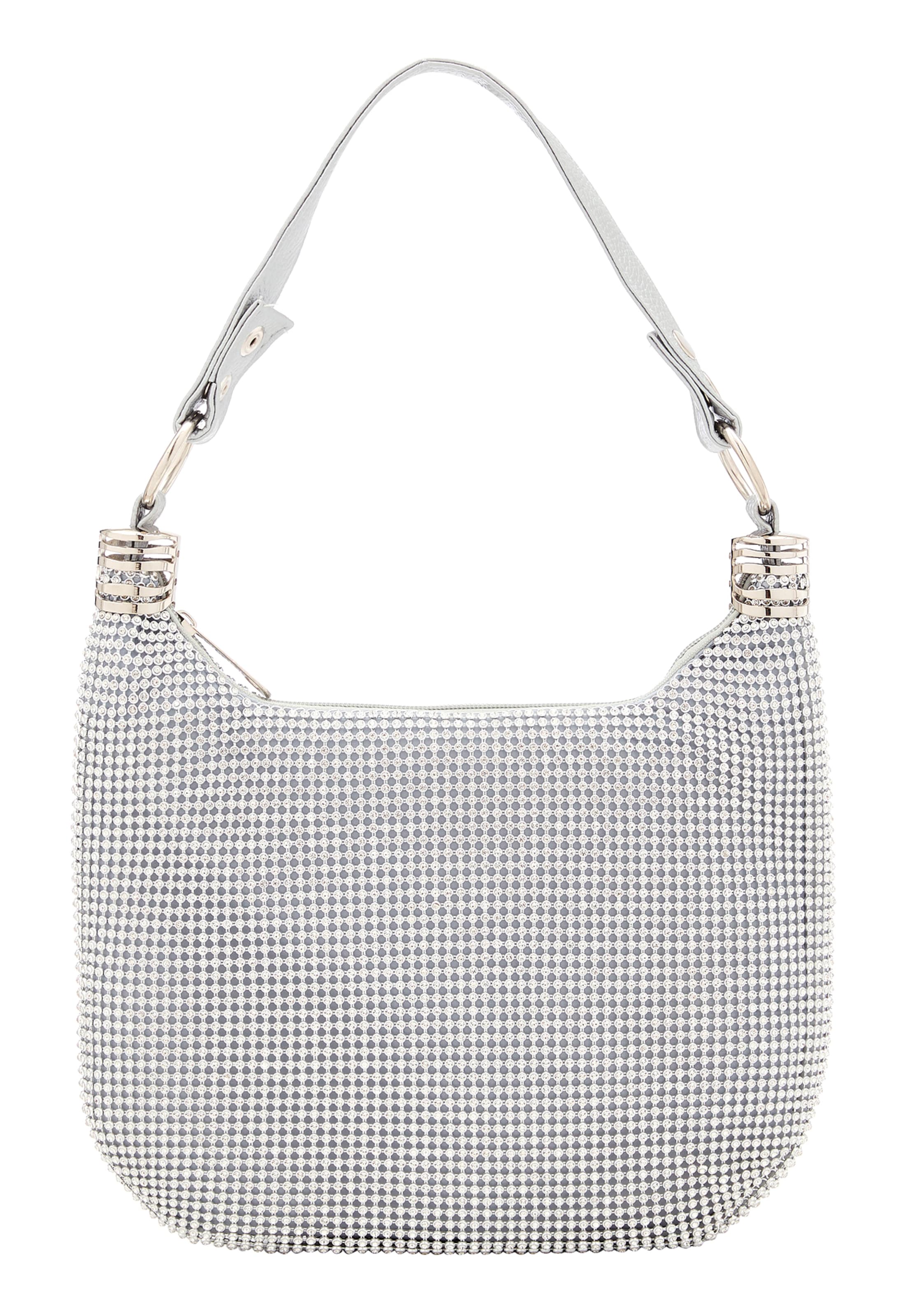 NAEMI Τσάντα χειρός σε ασημί: μπροστά