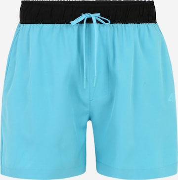 4F Athletic Swim Trunks in Blue: front