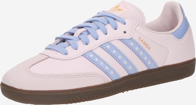 Sportbačiai be auliuko 'SAMBA OG' iš ADIDAS ORIGINALS, spalva – melsvai pilka / rožių spalva / balta, Prekių apžvalga