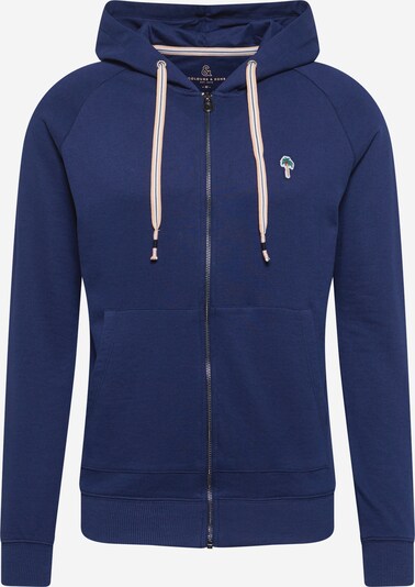 COLOURS & SONS Sweat jacket 'KURT' in Dark blue, Item view