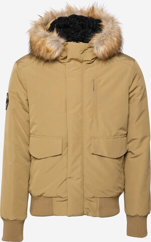 Veste mi-saison 'Everest' Superdry en beige : devant