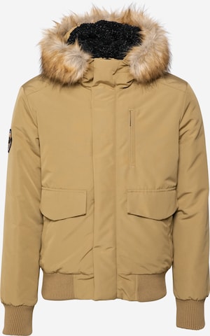 Superdry Tussenjas 'Everest' in Beige: voorkant