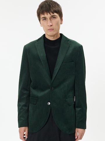 Matinique Úzky strih Sako 'MAGeorge' - Zelená: predná strana