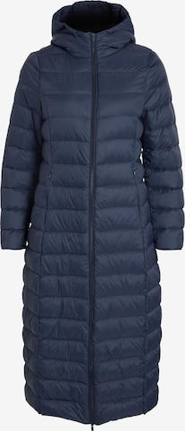 VILA Zimní kabát 'Manya' – modrá: přední strana