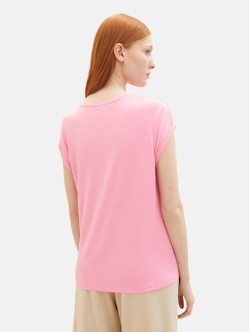 TOM TAILOR DENIM Koszulka w kolorze różowy