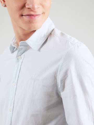 Pepe Jeans Slim Fit Hemd 'PAUL' in Blau