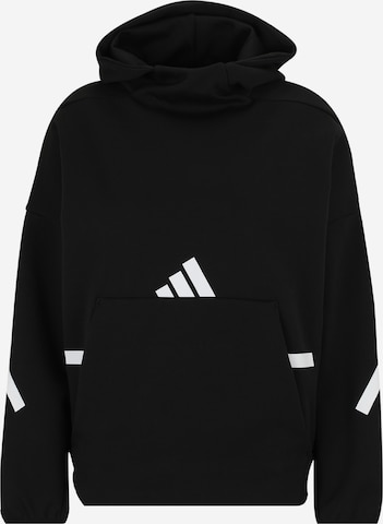 Felpa sportiva 'Z.N.E.' di ADIDAS SPORTSWEAR in nero: frontale