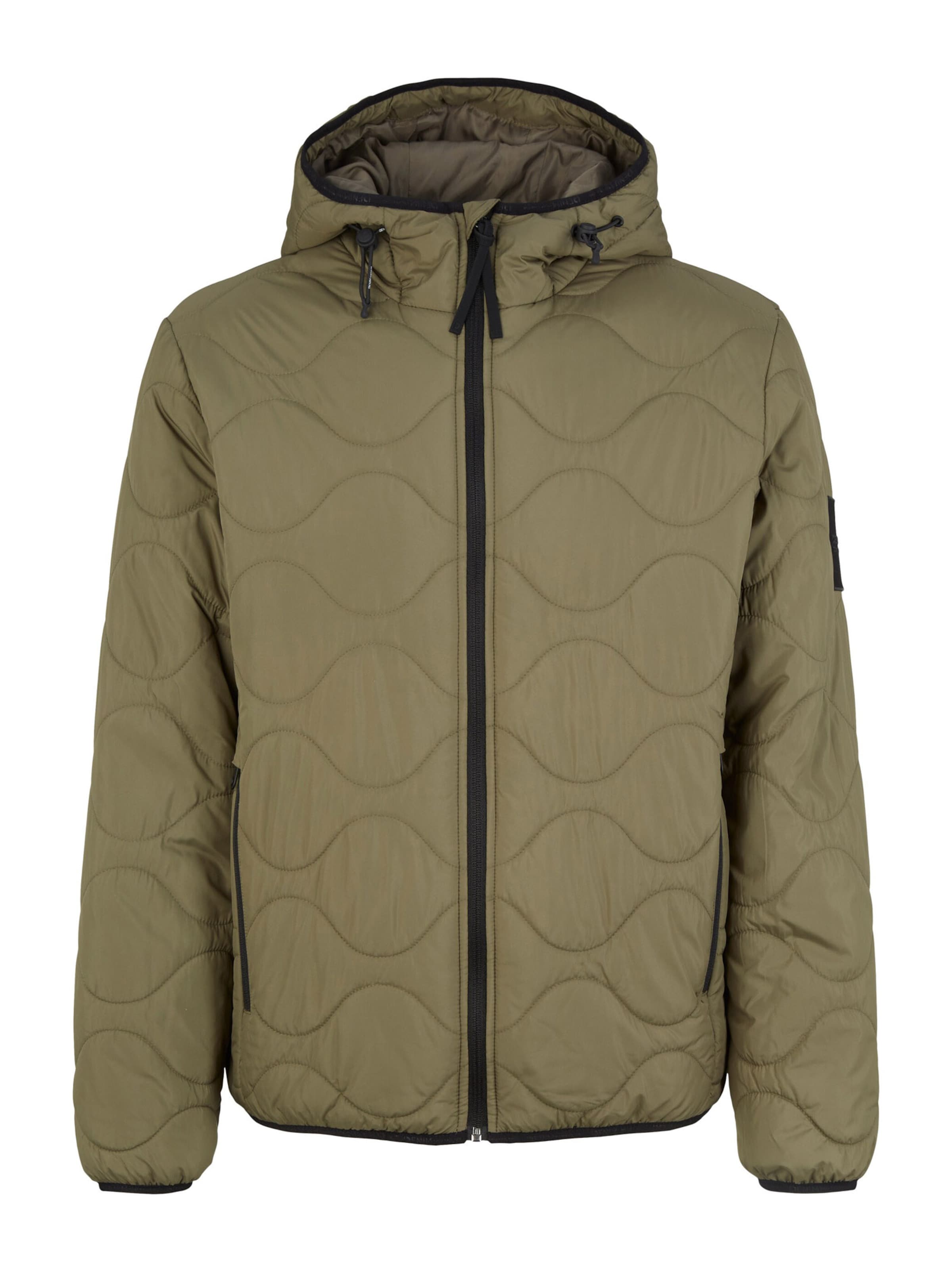 TOM TAILOR DENIM Jacke in Grün: Vorderseite